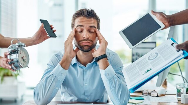 Immagine rappresentativa dello stress nel lavoro