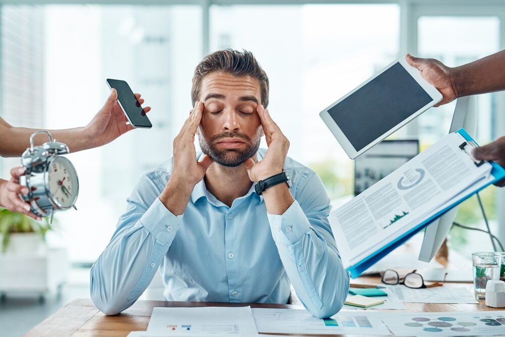 Immagine rappresentativa dello stress nel lavoro