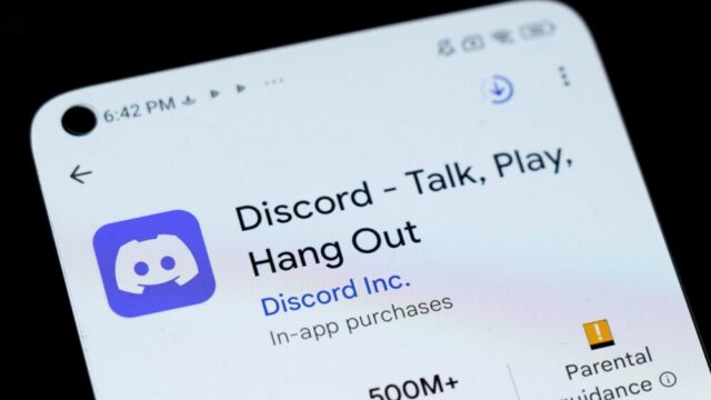 Screenshot dell'interfaccia di Discord